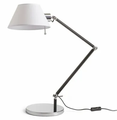 Image de MONTANA table blanc/chrome noir 230V LED E27 11W