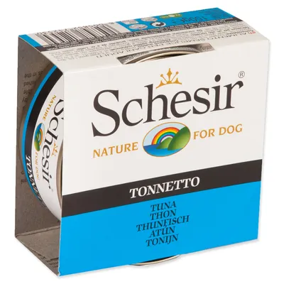Zdjęcie produktu dla Schesir Dog konz. Tuńczyk dla dorosłych 150G
