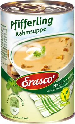 Obrázek produktu pro Erasco lišková krémová polévka se smetanou přirozeně lahodná 390ml