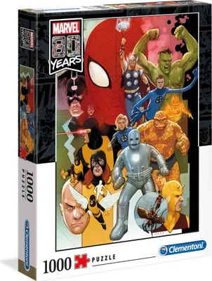 Immagine prodotto di Clementoni 39534 - Puzzle - Marvel 80 anni (1000 pezzi)