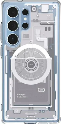 Image de Spigen Ultra Hybrid Mag Magsafe Galaxy S25 Ultra Zero One Blanc