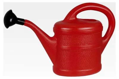 Produktbild von Gießkanne 1 Liter aus Kunststoff, Farbe: rot