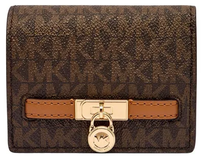 Produktbild von Kleine Geldbörse Michael Kors Hamilton Moderne Braun