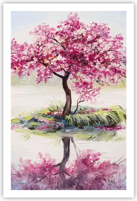Produktbild von Poster - Poster ohne Rahmen - Baum Abstraktion - 61x91,5 cm - Wand Bild - Wanddeko - Wandbilder - Kunstposter - Wandposter - Bilder - Kunstdruck - Wanddekoration - Wandbild - P2XPA61x91-3805