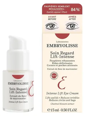 Image de Embryolisse, Soin Regard Lift-Intense, Hyaluronic Acid, Hydrating, Day & Night, Eye Cream, 15 ml