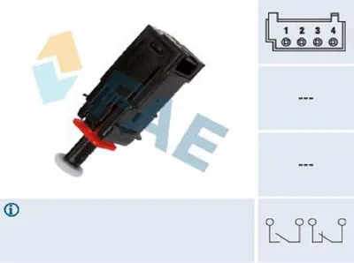 Produktbild von FAE Bremslichtschalter 24795 für OPEL Corsa D Schrägheck (S07) mechanisch