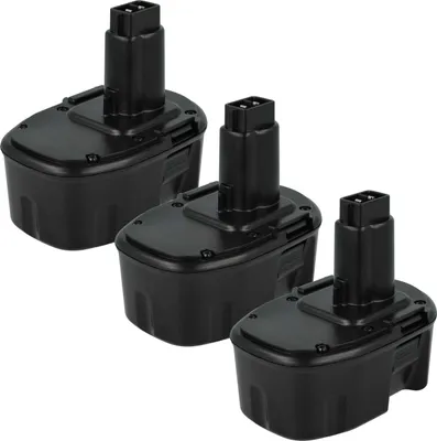 Produktbild von vhbw 3x Akku Ersatz für Dewalt DE9092, DE9091, DE9502, DE9094, W9091, DW9094, DC9091, DE9038 für Werkzeug (3000 mAh, NiMH, 14,4 V)