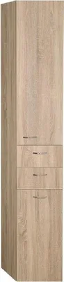 Obrázek produktu pro ZOJA/KERAMIA FRESH vysoká skříňka s košem na prádlo 35x184x29cm, dub platinový