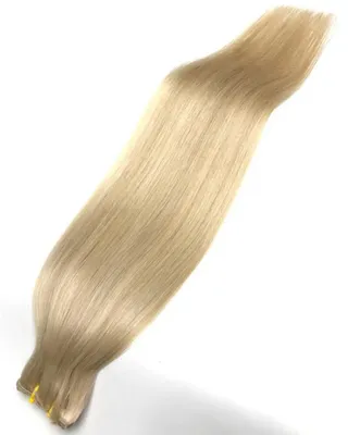 Produktbild von Weave Hair Echthaartresse für Haarextensions, Remy Haar, Farbe blond 61-101, Länge (30 cm), ca. (100 g)