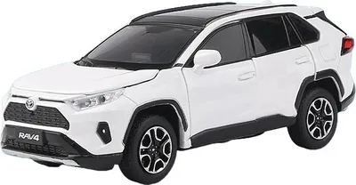 Produktbild von Modell Toyota RAV4 2020 weiß 1:32 Metall mit LED-Licht, Sound und Trägheitsantrieb