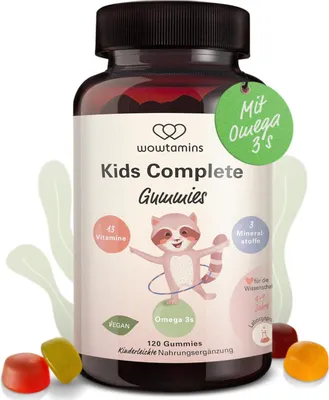 Produktbild von wowtamins Kids Complete Gummies