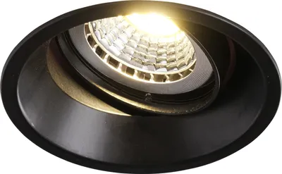 Produktbild von Einbaurahmen Schwarz blendfrei schwenkbar 827B Ø75 mm für GU10/MR16, IP20, Alu-Druckguss