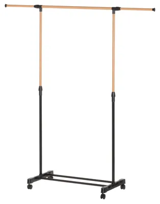 Zdjęcie produktu dla Mobilny wieszak na ubrania CASCIA, 43 x 145 x 160 cm, metalowy