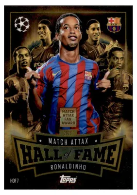 Zdjęcie produktu dla HOF7 – Ronaldinho – Match Attax Hall of Fame – 2025/2026