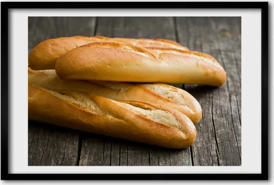 Produktbild von Bild 60x40 MDF-Rahmen, Wandkunst Bagels