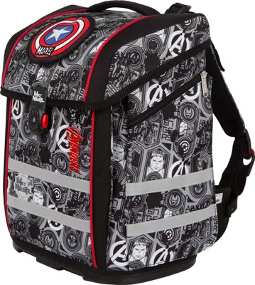 Immagine prodotto di McNeill zaino della scuola Ergo Perfecto Marvel Schoolbag Set 5 -pezzi Avengers nero