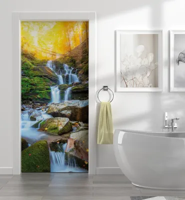 Produktbild von Türtapete Türposter Türfolie selbstklebend Wellness Türaufkleber Folie