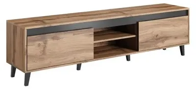 Zdjęcie produktu dla Szafka pod telewizor Cama NORD II, 170 cm, kolor: dąb wotan/antracyt