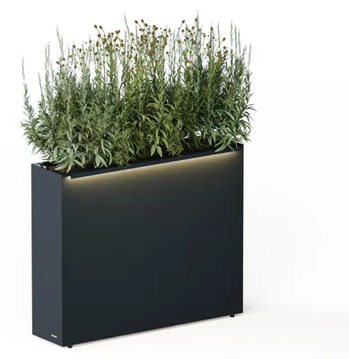 Productafbeelding van Herstera Garden Cube: Tuinverdelersysteem met hoge, rechthoekige plantenbak, 100x25x80 cm