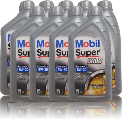 Produktbild von Mobil Super 3000 Formula V 5W-30 Longlife III 9x 1 Liter