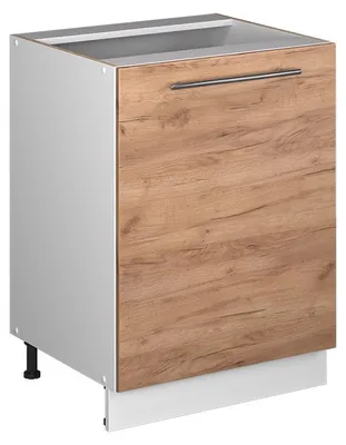 Produktbild von Küchenunterschrank Vicco Fame-Line Goldkraft Eiche/Weiß 60 cm 1 Tür ohne Arbeitsplatte, Model 65123