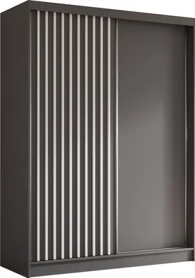 Produktbild von AX LIVING Cabinio Kleiderschrank 160 Schwebetürenschrank Grau/Weißen