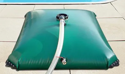 Image de Citerne souple 2000 litres (2 m3) - Forme Standard (2,86 m x 2,24 m x 0,50 m)