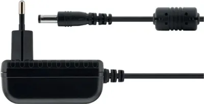 Produktbild von DELTACO Netzteil, 100-240 V AC 50-60 Hz auf 12 V DC, 1 A, 1,5 m - Schwarz