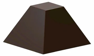 Productafbeelding van Chocoladevorm – Piramide, 27,5 x 27,5 x 17 mm