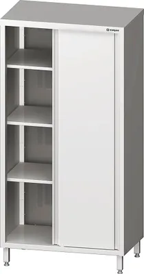 Produktbild von Hochschrank mit Schiebetüren, 1100x600x2000 mm, verschweißt