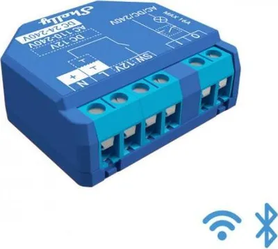 Produktbild von Shelly Plus 1 Wi-Fi Bluetooth Smart Switch Relaiskontakte zu Dimmern
