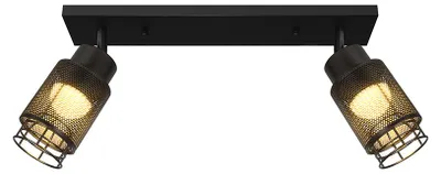 Immagine prodotto di Lampada da soffitto a LED nera opaca moderna da 12 W, 3000 K, dal design piatto, per il soggiorno