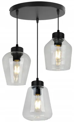 Produktbild von Moderne Elegante Hängelampe Mit Glasschirm
