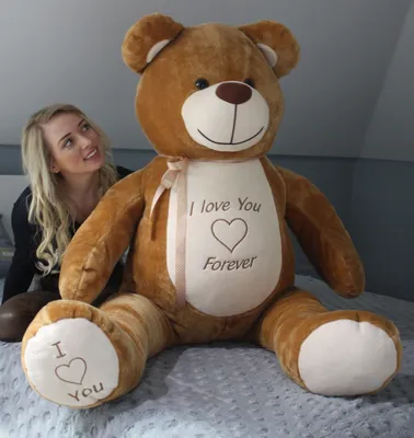 Produktbild von HERMAN 170 cm XXL Teddybär Teddy Riesen Stofftier Plüschtier BIG Groß braun