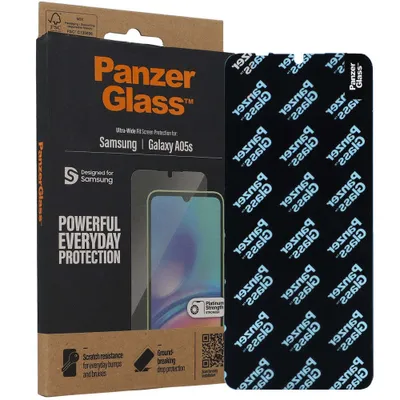 Produktbild von PanzerGlass ® Displayschutz Samsung Galaxy A05s | Ultra-Wide Fit, Samsung, Samsung - Galaxy A05s, Trockene Anwendung, Kratzresistent, Schockresistent, Transparent, 1 Stück(e)