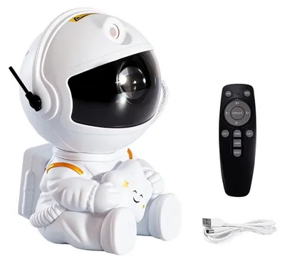 Obrázok produktu pre GGV Astronaut sediaci na nočnej oblohe, polárna žiara a hviezdny projektor, diaľkové ovládanie