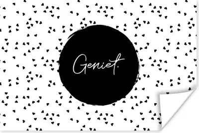 Produktbild von MuchoWow® Poster Zitate - Genießen - Sommer - Text 120x80 cm - Bilder