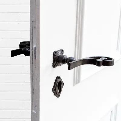 Produktbild von Drückergarnitur für Haustüren-Edles Design |PZ|Eisen braun