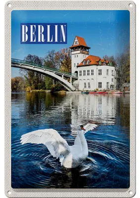 Produktbild von Blechschild Reise 20x30cm Berlin Deutschland Spree Fluss