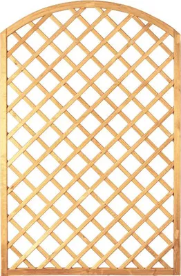 Produktbild von Zaun Teilelement Bogen-Rankgitter 120 x 180/160 cm kesseldruckimprägniert