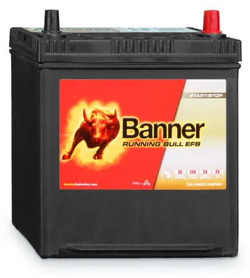 Produktbild von Banner Running Bull EFB, EFB (Enhanced Flooded Battery), 38 Ah, 12 V, 400 A, Auto, Wartungsfrei