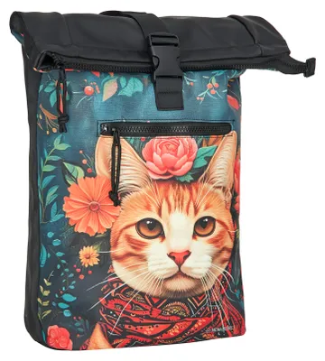 Produktbild von New Rebels 51.1496 Mart Art "New York" Rolltop Rucksack New York Cat