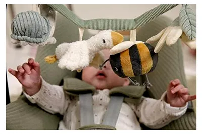 Produktbild von Spielzeugkette für Kinderwagen mit Figuren Biene in Grün