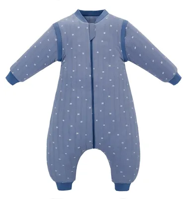 Immagine prodotto di Sacco nanna per neonati - Con piedini - Cotonelogico - Grigio - 100 cm - Inverno, 2,5 TOG