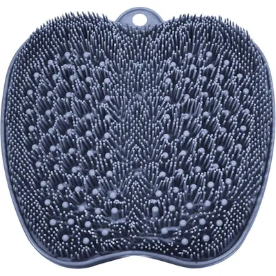 Productafbeelding van Douchemat navy blau met zuignappen voor voetverzorging en reflexzonemassage