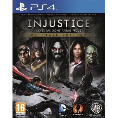 Produktbild von Warner Bros. Games Injustice : Götter Unter Uns - Ultimate Edition, PlayStation 4, Multiplayer-Modus, T (Jugendliche), Physische Medien
