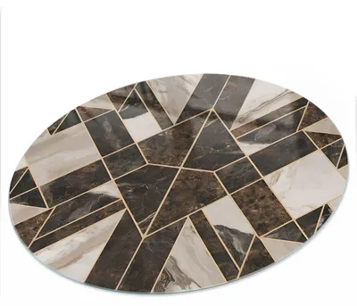 Produktbild von Bedruckte Glas Tischplatte fi100 cm – Glas Tischplatte Küche – Tischplatte aus Sicherheitsglas – Glasplatte für Küchentisch – Moderne Tischplatte Glas – Dekorative Glastischplatte – Pflegeleichte Tischplatte Küche – Stilvolles Mosaik, KI-generiertes Bild