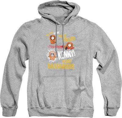 Immagine prodotto di South Park - Felpa con cappuccio "Dead Kenny" per uomo/donna Unisex TV23675 (XXL) (Sporty Heather)