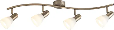 Obrázek produktu pro Světelný pásek hnědý / bílý E14 4x40W Soma 6309 Rabalux