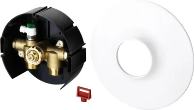 Obrázok produktu pre Danfoss Sada pre montáž do steny, pre reguláciu teploty podlahy, okrúhly kryt, G 3/4 A, 1 ks.